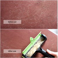 AnYue Éliminateur de poils pour animaux de compagnie, outil de toilettage pour chats et chiens, dispositif magique, grattoir anti-poils, brosse anti-peluches, polyester ABS, design circulaire, Hunan