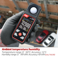 Luxmètre numérique haute précision TASI TA631B, conversion Lux/FC, affichage maximal 999999, garantie 1 an, protection IP65, 0,1 Lux