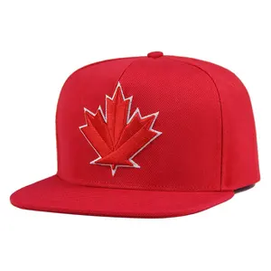 Gorras personalizadas boné de hip hop com bordado personalizado de 5 painéis snapback chapéus