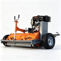 Smartlog industriel 15HP ATV tondeuse à fléaux 1200mm remorquage derrière Mulcher essence herbe Machine de découpe pour Quad UTV ferme CE EPA