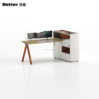 Bureaux de personnel personnalisés, postes de travail pour employés, bureaux individuels, doubles ou en cubicle pour 4 à 6 personnes, combinaisons de bureaux et de chaises pour bureaux financiers