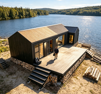 Cabane forestière modulaire durable de style nordique - Maison moderne d'extérieur - Commerce professionnel de Hainan avec service sur mesure