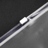 Großhandel A5 A6 Wasserdichte klare PVC-Umschlag-Akten box Dokumenten tasche Reiß verschluss taschen mit Reiß verschluss und Ring löchern