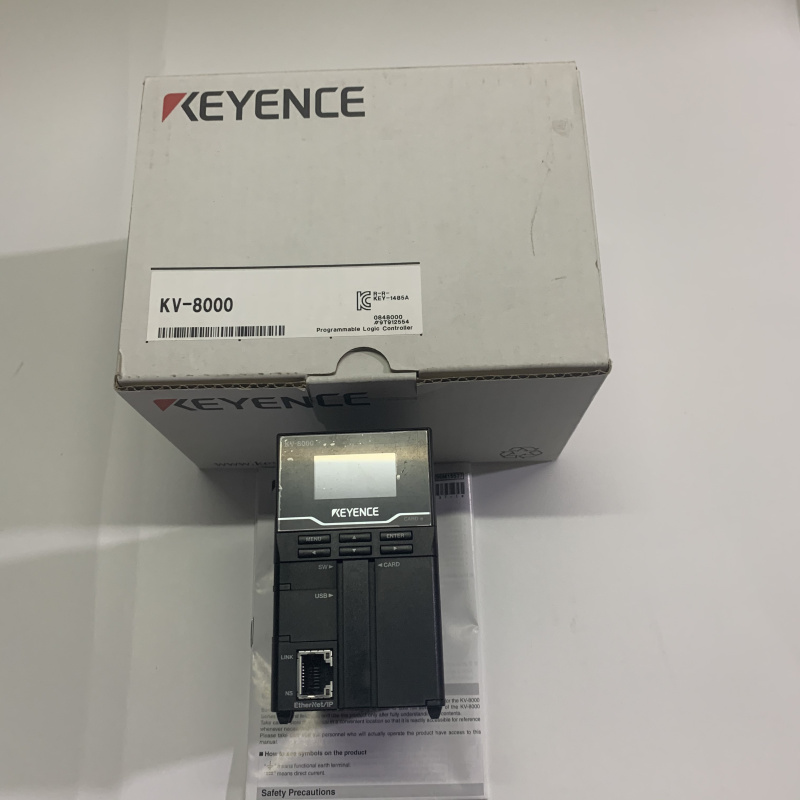 Original CPU Unit KEYENCE KV-8000 Programmable Controller