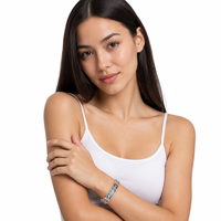 Nouveaux Bracelets Modulables DIY en Acier Inoxydable Italien, Breloques Exquises et Pendentifs Mignons Thème Animaux, Vente en Gros