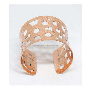 2025 Georgia <b>Copper</b> Cable Cuff Jewelry Christmas Hammered Narrow 3mm Cuff <b>Bracelet</b> Ladies Winter hammered ethnic bangle Jewelry - Product Image 5