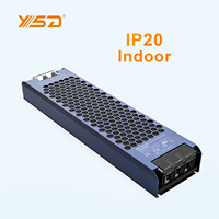 Haute PFC Led Strip Light LED Driver 200W Ce Rohs Alimentation Led Driver Dc 12v 24v 48v IP20 5 ans de garantie