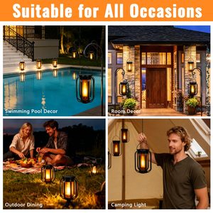 Lanterna Solare USB Ricaricabile con 4 Modalità, Luce Ambientale <span class=keywords><strong>da</strong></span> Esterno per Campeggio, Emergenze, Decorazione Giardino, Impermeabile e Portatile - Product Image 4