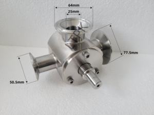 <span class=keywords><strong>Precio</strong></span> industrial Pieza de repuesto Válvula de control de tres vías rotativa de acero inoxidable para máquina de llenado neumática - Product Image 6