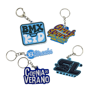Llavero de PVC de doble cara con forma personalizada de fábrica premium, accesorio de producción teatral de cloruro de polivinilo suave - Product Image 5
