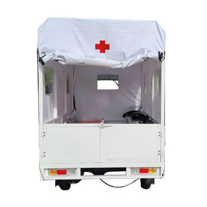 Tricycle motorisé pliant <span class=keywords><strong>3</strong></span> <span class=keywords><strong>roues</strong></span> recouvert <span class=keywords><strong>moto</strong></span> siège de Lipton'S Ambulance Tuk Tuk - Product Image 1