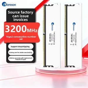 Glorexon <span class=keywords><strong>DDR4</strong></span> 8G 16GX2 <span class=keywords><strong>2x</strong></span> 3200 3600 CL16 Kit de jeu universel pour ordinateur de bureau en stock pour D4 Vest - Product Image 2
