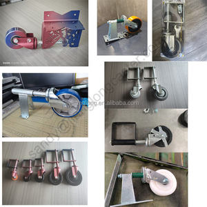 ROUES DE <span class=keywords><strong>BUT</strong></span> DE SOCCER <span class=keywords><strong>Roulettes</strong></span> de portique de levage de 8 pouces Roulette de conteneur - Product Image 4