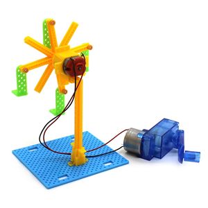 Kit de modèle de grande roue éducatif STEM OKYN-G6800 à faire soi-même avec manivelle, jouet de construction en plastique pour enfants - Product Image 2