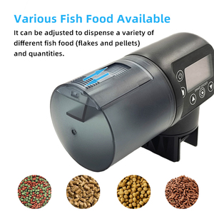 Mangeoire à poisson automatique à grand écran numérique personnalisable en usine Bol en plastique écologique alimenté par batterie pour aquarium d'aquarium - Product Image 2