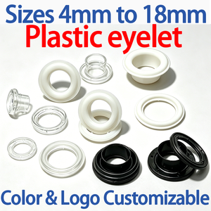 Œillet en plastique <span class=keywords><strong>pour</strong></span> <span class=keywords><strong>a</strong></span>ération, cordon, rivet, clip, accessoires de vêtement en résine, œillet <span class=keywords><strong>pour</strong></span> rideau, sac, <span class=keywords><strong>toile</strong></span>, bâche - Product Image 1