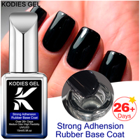 KODIES GEL 15ML Gels épais transparents à forte adhérence, vernis à ongles en gel LED, personnalisable OEM, marque privée, base de vernis à ongles français, primer