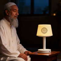 Haut-parleur Coran sans fil au design Kaaba avec horloge Azan et lecteur MP3 intégré