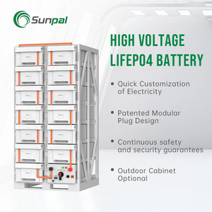 Sunpal thương mại lai năng lượng mặt trời hệ thống năng lượng 100kw 100kva 100kwh 500kwh tất cả trong một năng lượng mặt trời Hệ thống lưu trữ pin tủ - Product Image 4