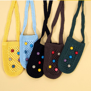 Sac bandoulière Qetesh personnalisé en tricot perlé, mignon et léger, <span class=keywords><strong>pour</strong></span> téléphone portable, idéal <span class=keywords><strong>pour</strong></span> le quotidien et les activités extérieures - Product Image 2
