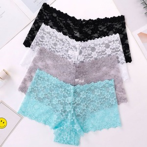 Mutandine di pizzo Sexy da <span class=keywords><strong>donna</strong></span> ZhenShangMei comode e traspiranti <span class=keywords><strong>intimo</strong></span> sportivo da <span class=keywords><strong>donna</strong></span> Boxer - Product Image 3