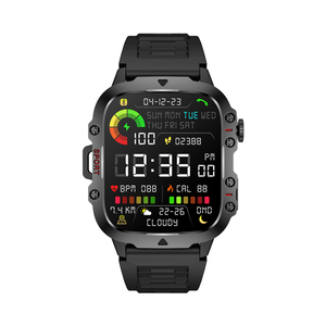 Reloj Inteligente QX11 de 1.96 Pulgadas, Deportivo, para Actividades al Aire Libre, con Monitor de Ritmo Cardíaco y Despertador, Correa de Silicona para Hombre - Product Image 2