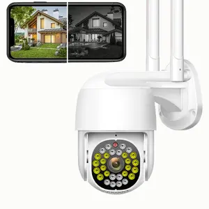 28Pcs Led Geavanceerde Kleur Nachtzicht App Controle Motion Alarm Hd 720P 1080P Ip Surveillance Camara De seguridad Wifi Exterieur