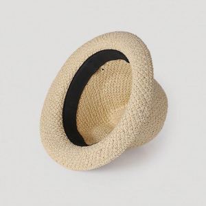 Arrival Summer Retro Paper Straw Fedora <b>Hat</b> Casual <b>Holiday</b> Travel Hand Crochet Straw <b>Hat</b> for Women Men - Product Image 4