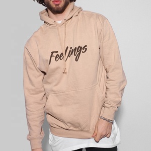 2019 nuevo estilo de alta calidad personalizado 100% algodón jersey hombres Hip Hop sudadera con capucha con letras impresas - Product Image 1