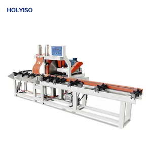Auto log timber round wood cutting off saw