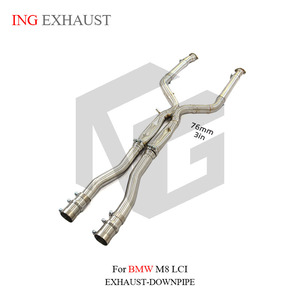 Tubo de Escape Intermedio de Alta Calidad ING para <span class=keywords><strong>M8</strong></span> LCI, Sistema de Escape para <span class=keywords><strong>Tuning</strong></span> de Autos, Accesorios para Autos - Product Image 2