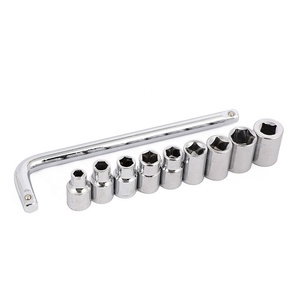 Clé à douille 1/2, 10 pièces, outil de réparation automobile, clé domestique, kit de réparation automobile - Product Image 2