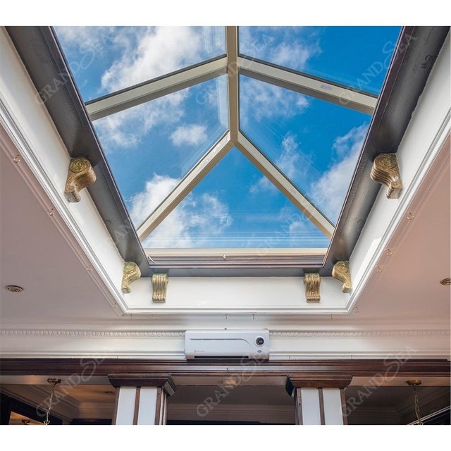 Automatic Open LED Ceiling Panel Light Artificial Skylight Sunlight Virtual LED Skylight Smart Panel Frameless Ceiling Light