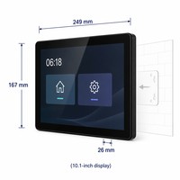Tablette PC murale Android 15 de 10,1 pouces RK3566 PoE RS232 RS485 avec écran tactile, Kiosque, Contrôle d'accès, HMI Industriel, OEM