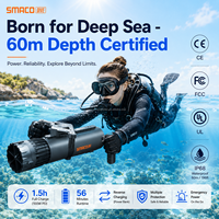 SMACODIVE B2 Scooter Submarino Eléctrico, Sumergible a 60 m, Velocidad Máxima de 1.8 m/s, Autonomía de 56 min, Propulsión de Doble Velocidad, Carga USB-C