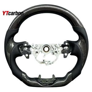 <span class=keywords><strong>Volant</strong></span> de course personnalisé en fibre de carbone véritable YTcarbon pour <span class=keywords><strong>Clio</strong></span> MK5 GT RS 19-25, accessoires intérieurs de voiture, pièces automobiles - Product Image 3