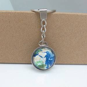 Personalized Custom Glass Keychain With Picture Photo Customized Keyring