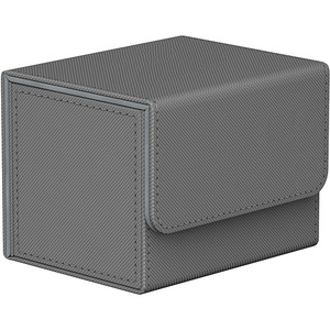 Caja de Cartas Premium Personalizada, Funda de Cuero PU con Interior de Satén y Terciopelo, Almacenamiento Plegable para Juegos de Cartas Coleccionables TCG - Product Image 1