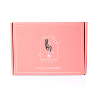 Nouvelle boîte postale de cadeau de Noël personnalisée de mode boîte de papier ondulé coloré pour l'emballage de cadeau