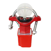 Tête de sprinkler droit globe en laiton 1/2" NPT K5.6, adaptée aux feux A et B, équipement incendie à installation simple