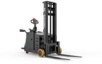 Vente directe usine – Chariot élévateur électrique compact contrepoids 1 tonne, batterie au plomb, pneus pleins, haute durabilité