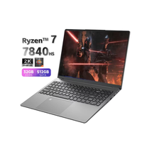 Laptop Gaming AMD Ryzen 7 R7-7840HS CPU Game 3A 3.3Ghz 60 FPS SSD 1TB 32GB DDR5 Laptop Gamer Ordinateur Portable PC
