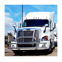 Dongsui Pelindung Bumper Rusa Berlapis Elektroforesis Baja Tahan Karat Kustom untuk International Prostar Cascadia 2012-2026