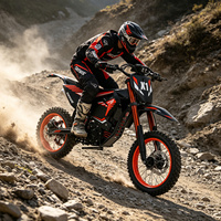 X1 Spark M Moto tout-terrain électrique sans balais 4500W, vitesse 50 MPH, double suspension, autonomie >60 km, VTT tout-terrain