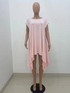 Abito da <span class=keywords><strong>donna</strong></span> abito estivo Sexy con spacco a coste lavorato a maglia abbigliamento estivo femminile vestito da <span class=keywords><strong>donna</strong></span> da <span class=keywords><strong>donna</strong></span> - Product Image 3