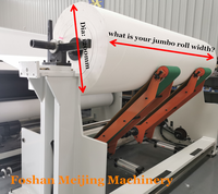 Línea de producción de papel higiénico/de cocina totalmente automática, máquina de corte y embalaje de papel tisú, punto a punto