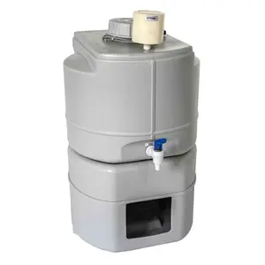 Factory 30L gray cylinder water tank for laboratory ultra pure water treatment machinery storage pure water