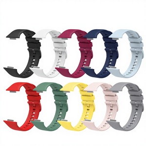 Correa de Reloj Inteligente Deportiva de Silicona de Caucho BEEFLYPOWER en Oferta para <span class=keywords><strong>huawei</strong></span> <span class=keywords><strong>Fit</strong></span> 2 Accesorios - Product Image 1