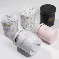 Boîte à chapeau ronde en papier mignonne en gros pour cadeaux, fleurs, cylindres, faveurs de mariage, bonbons