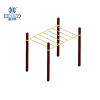 Park Steel Outdoor Fitness Equipment TUV Certified Calisthenics Máquina de ejercicio Monkey Bar Set para entrenamiento